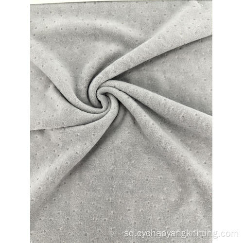 Ngjyra mund të ngjyroset 100% poliester jacquard kadife